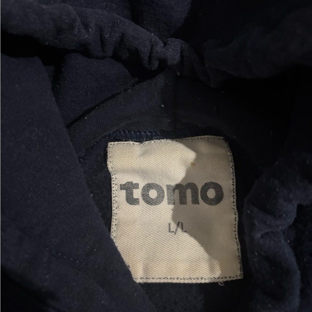Tomo Vintage Colombia Navy Blue Hoodie, Size: L - Picture 4 of 5